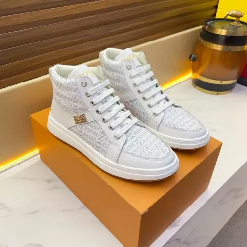 Replica Boss High Top Shoes For Men #1381154 $82.00 USD for Wholesale