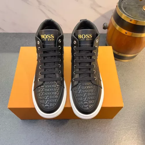 Replica Boss High Top Shoes For Men #1381155 $82.00 USD for Wholesale