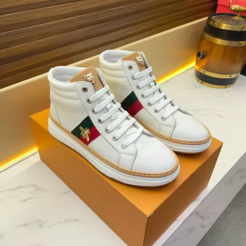 Replica Gucci High Tops Shoes For Men #1381158 $82.00 USD for Wholesale