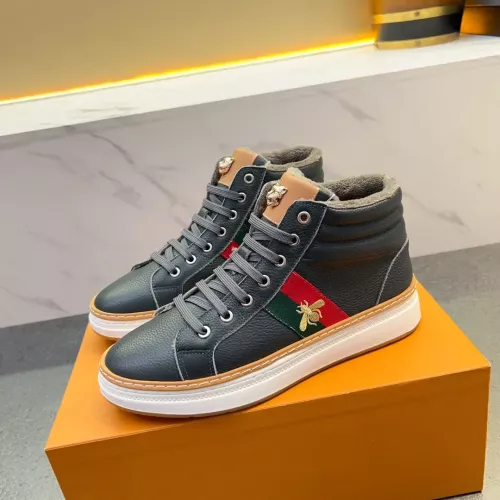 Gucci High Tops Shoes For Men #1381159 $82.00 USD, Wholesale Replica Gucci High Tops Shoes