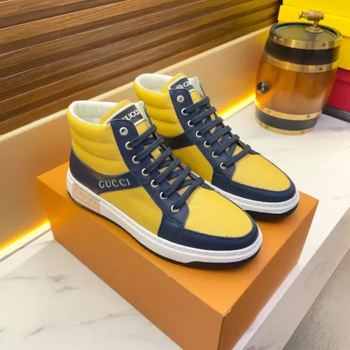 Replica Gucci High Tops Shoes For Men #1381166 $82.00 USD for Wholesale