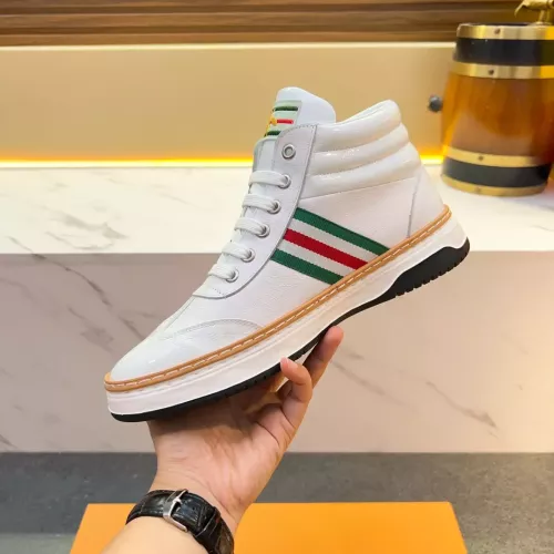 Replica Gucci High Tops Shoes For Men #1381171 $82.00 USD for Wholesale