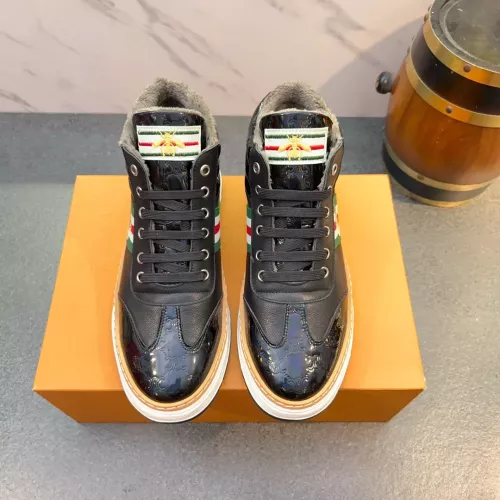 Replica Gucci High Tops Shoes For Men #1381172 $82.00 USD for Wholesale