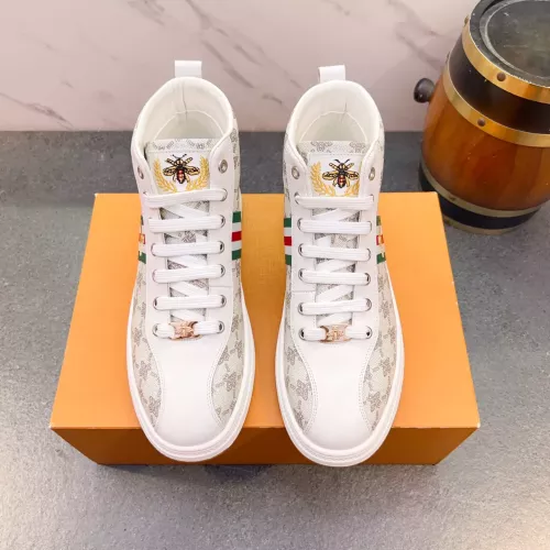 Replica Gucci High Tops Shoes For Men #1381175 $82.00 USD for Wholesale