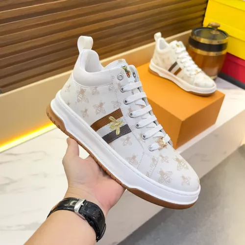 Replica Gucci High Tops Shoes For Men #1381185 $82.00 USD for Wholesale