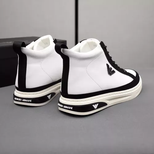 Replica Armani High Tops Shoes For Men #1381271 $85.00 USD for Wholesale