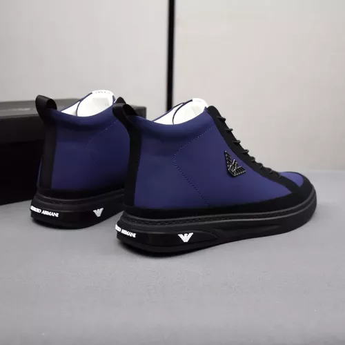 Replica Armani High Tops Shoes For Men #1381272 $85.00 USD for Wholesale