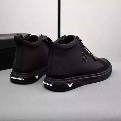 Replica Armani High Tops Shoes For Men #1381273 $85.00 USD for Wholesale