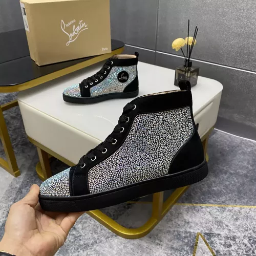 Replica Christian Louboutin High Top Shoes For Men #1381348 $92.00 USD for Wholesale