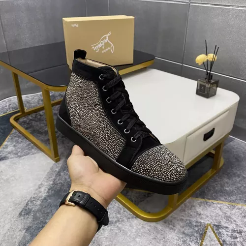 Replica Christian Louboutin High Top Shoes For Men #1381350 $92.00 USD for Wholesale