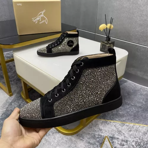 Replica Christian Louboutin High Top Shoes For Men #1381350 $92.00 USD for Wholesale