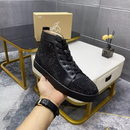 Replica Christian Louboutin High Top Shoes For Men #1381356 $92.00 USD for Wholesale