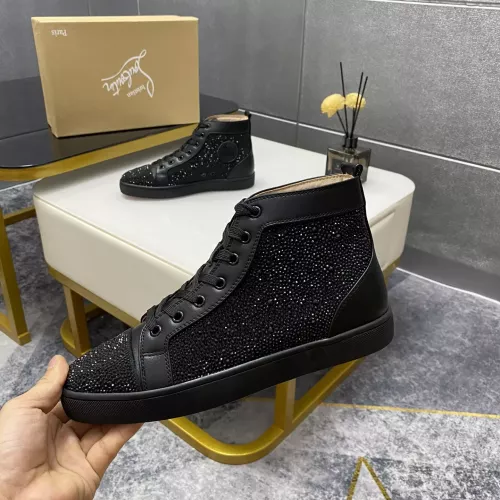 Replica Christian Louboutin High Top Shoes For Men #1381356 $92.00 USD for Wholesale