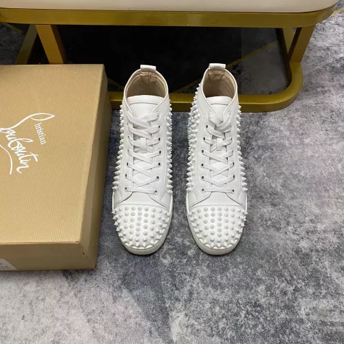 Replica Christian Louboutin High Top Shoes For Women #1381357 $92.00 USD for Wholesale