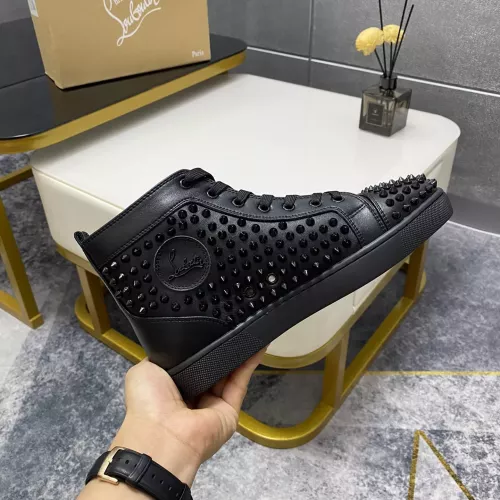 Replica Christian Louboutin High Top Shoes For Men #1381371 $92.00 USD for Wholesale