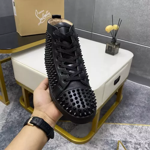 Replica Christian Louboutin High Top Shoes For Men #1381371 $92.00 USD for Wholesale