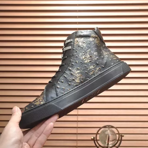 Replica Philipp Plein PP High Tops Shoes For Men #1381454 $92.00 USD for Wholesale