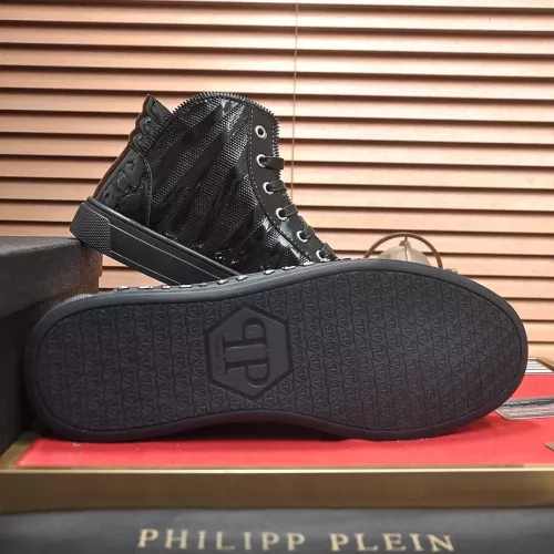 Replica Philipp Plein PP High Tops Shoes For Men #1381460 $92.00 USD for Wholesale