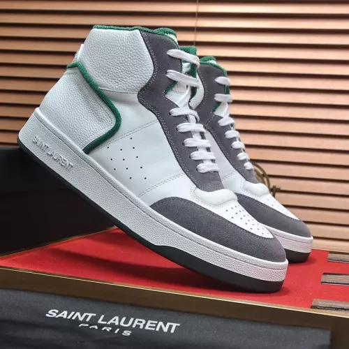 Replica Yves Saint Laurent YSL High Tops Shoes For Men #1381464 $100.00 USD for Wholesale