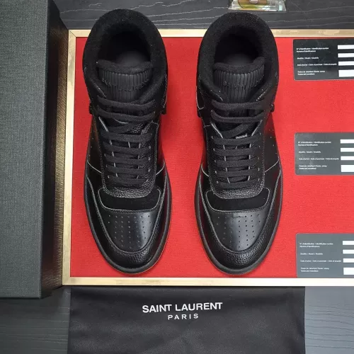 Replica Yves Saint Laurent YSL High Tops Shoes For Men #1381465 $100.00 USD for Wholesale