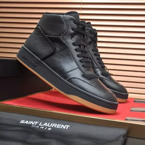 Replica Yves Saint Laurent YSL High Tops Shoes For Men #1381465 $100.00 USD for Wholesale