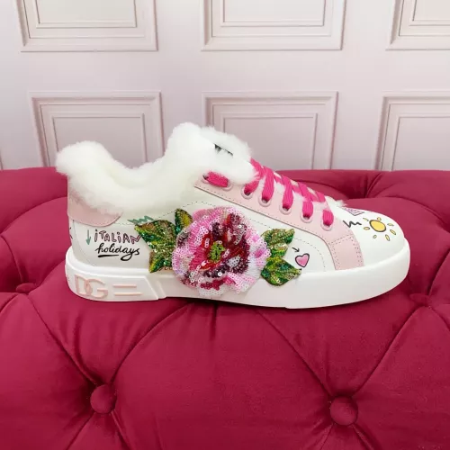 Replica Dolce & Gabbana D&G Casual Shoes For Women #1381540 $125.00 USD for Wholesale