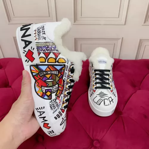 Replica Dolce & Gabbana D&G Casual Shoes For Women #1381545 $125.00 USD for Wholesale