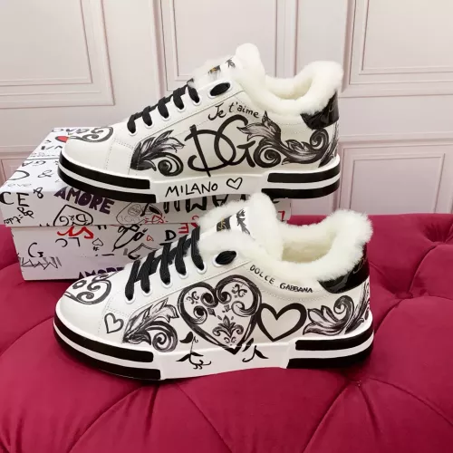 Dolce &amp; Gabbana D&amp;G Casual Shoes For Women #1381547 $125.00 USD, Wholesale Replica Dolce &amp; Gabbana D&amp;G Casual Shoes