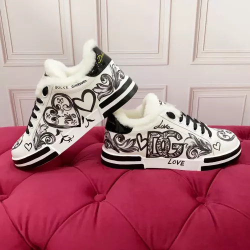 Replica Dolce & Gabbana D&G Casual Shoes For Women #1381547 $125.00 USD for Wholesale