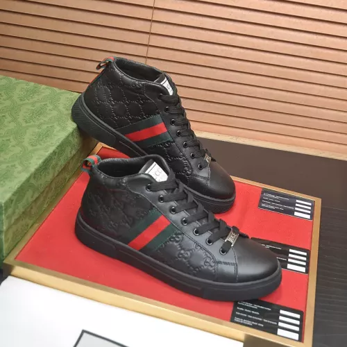 Replica Gucci High Tops Shoes For Men #1381605 $92.00 USD for Wholesale