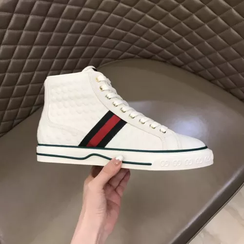Replica Gucci High Tops Shoes For Women #1381884 $88.00 USD for Wholesale