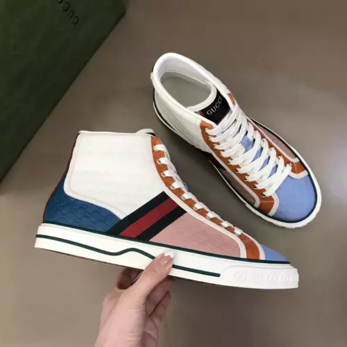 Replica Gucci High Tops Shoes For Women #1381886 $88.00 USD for Wholesale