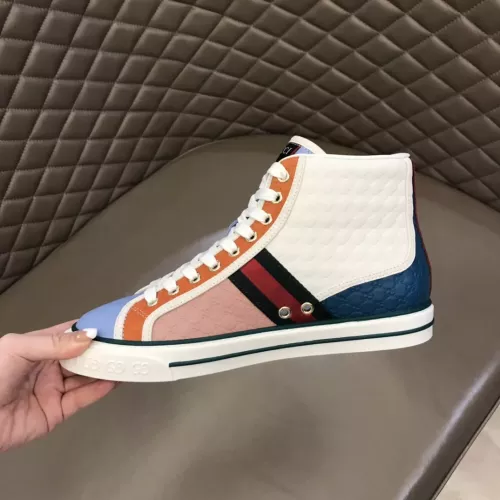 Replica Gucci High Tops Shoes For Men #1381887 $88.00 USD for Wholesale