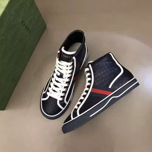 Replica Gucci High Tops Shoes For Men #1381889 $88.00 USD for Wholesale