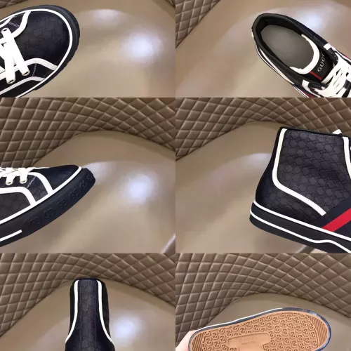 Replica Gucci High Tops Shoes For Men #1381889 $88.00 USD for Wholesale