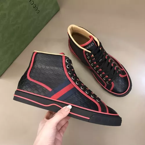 Gucci High Tops Shoes For Men #1381891 $88.00 USD, Wholesale Replica Gucci High Tops Shoes