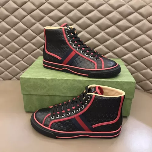 Replica Gucci High Tops Shoes For Men #1381891 $88.00 USD for Wholesale