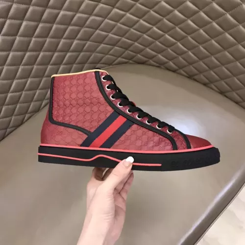 Replica Gucci High Tops Shoes For Men #1381893 $88.00 USD for Wholesale