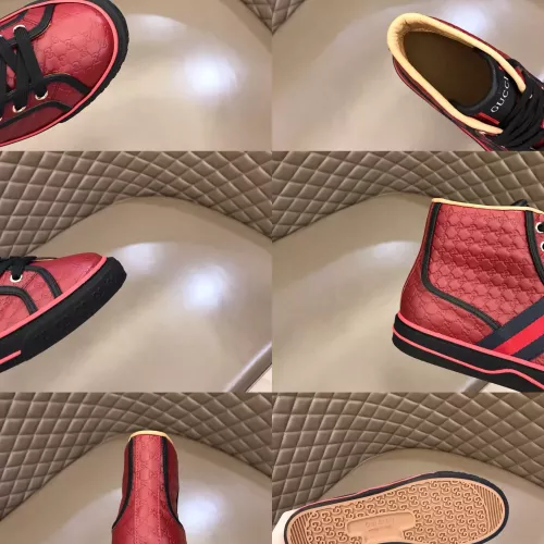 Replica Gucci High Tops Shoes For Men #1381893 $88.00 USD for Wholesale