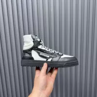 $130.00 USD Off-White High Tops Shoes For Men #1373377