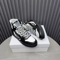 $130.00 USD Off-White High Tops Shoes For Women #1373378
