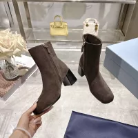 $125.00 USD Prada Boots For Women #1374271