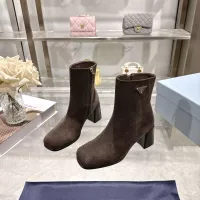$125.00 USD Prada Boots For Women #1374271