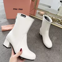 $100.00 USD MIU MIU Boots For Women #1374297