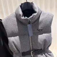 $170.00 USD Prada Down Feather Coat Sleeveless For Women #1374571
