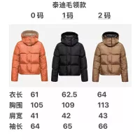 $192.00 USD Moncler Down Feather Coat Long Sleeved For Women #1374741