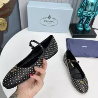 $115.00 USD Prada Flat Shoes For Women #1376598