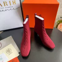 $92.00 USD Hermes Boots For Women #1377870