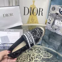 $85.00 USD Christian Dior Flat Shoes For Women #1377885