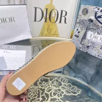 $85.00 USD Christian Dior Flat Shoes For Women #1377885